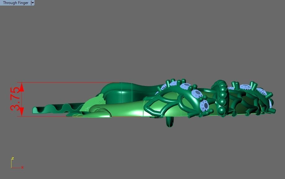 mermaid pendant 08-orginal design 3D print model_24