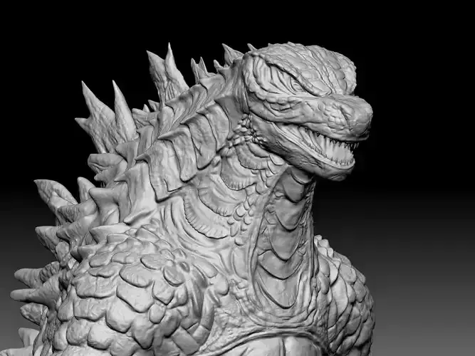 Godzilla for 3D printing 3D print model