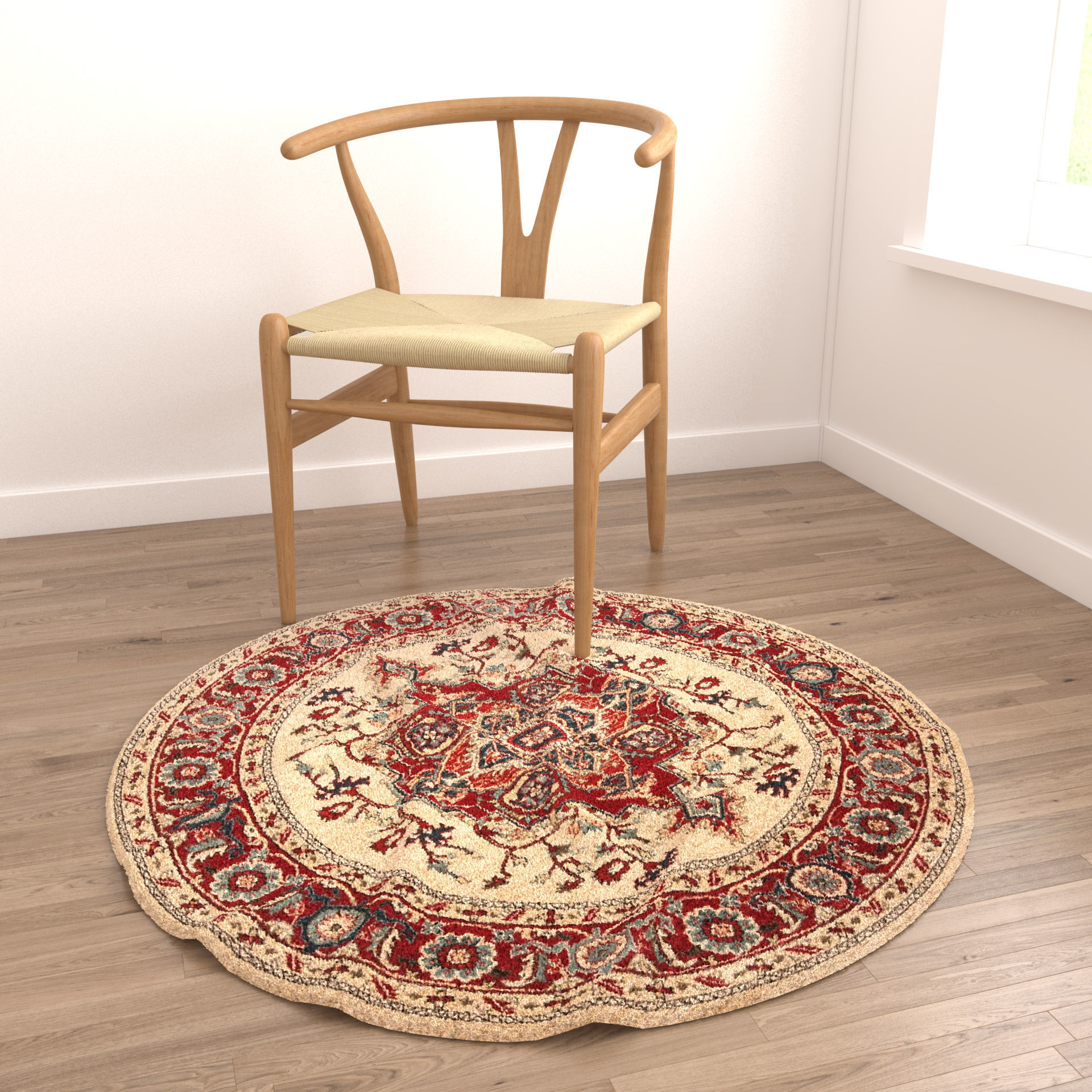 Rugs No 437 Low-poly 3D model_3