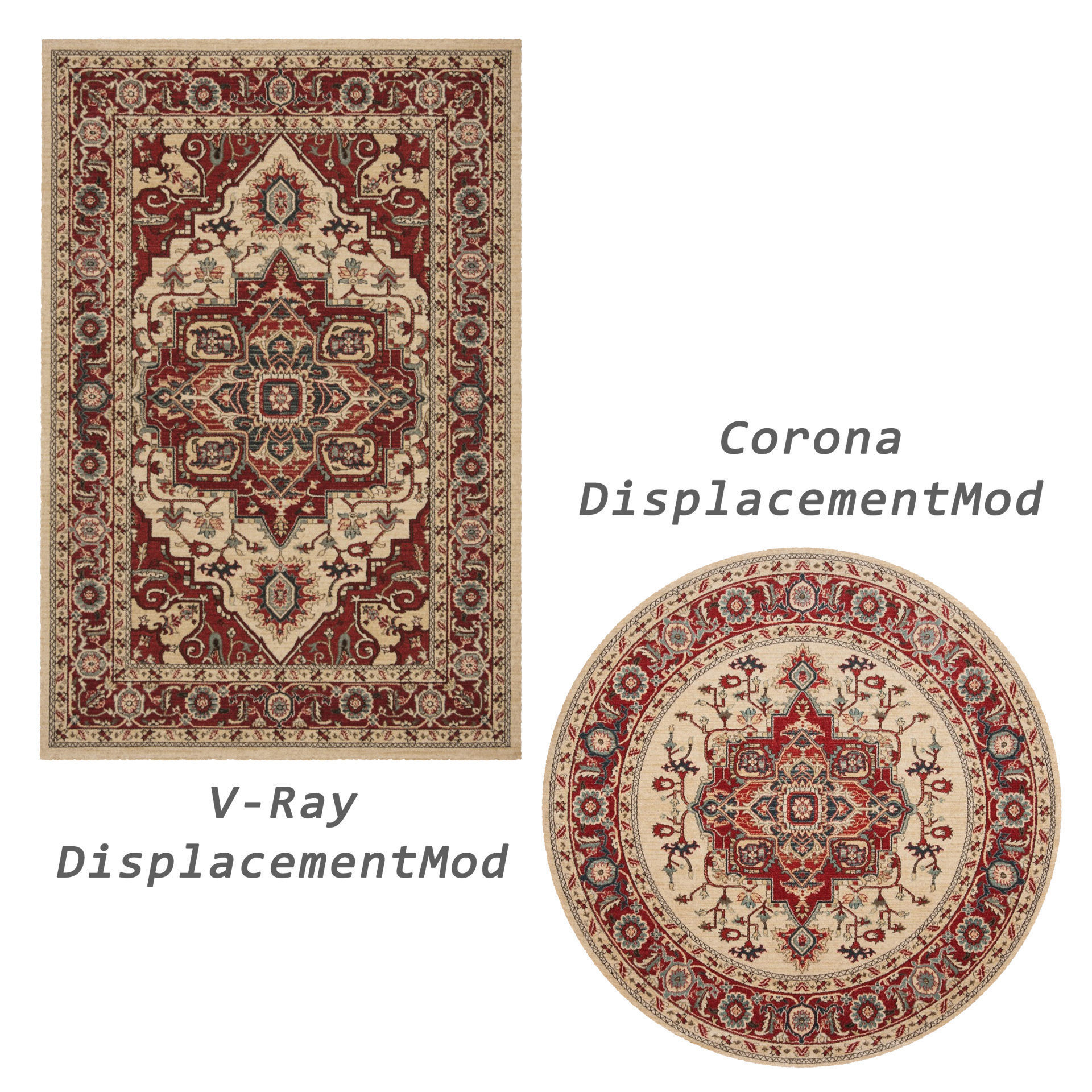 Rugs No 437 Low-poly 3D model_2