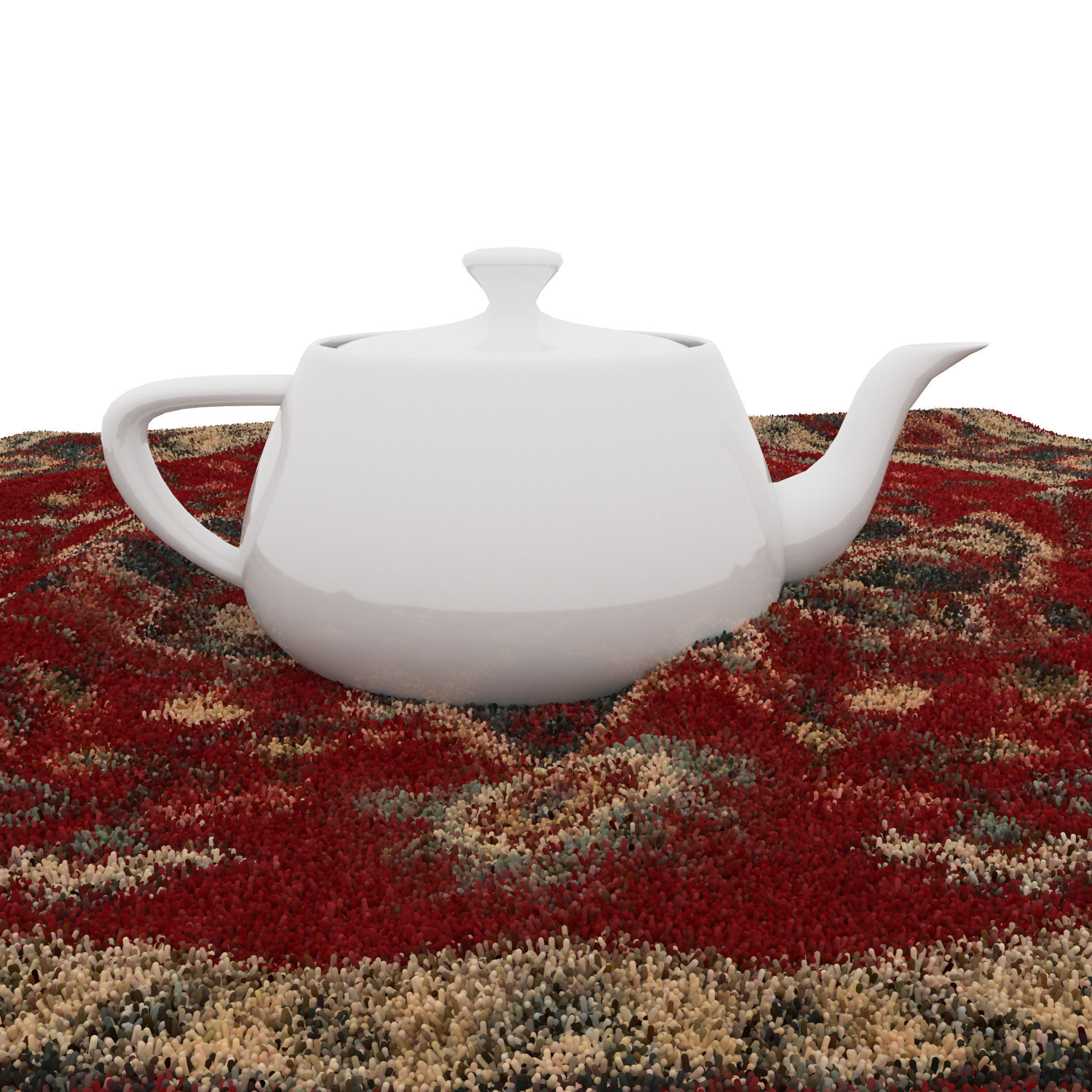 Rugs No 437 Low-poly 3D model_8