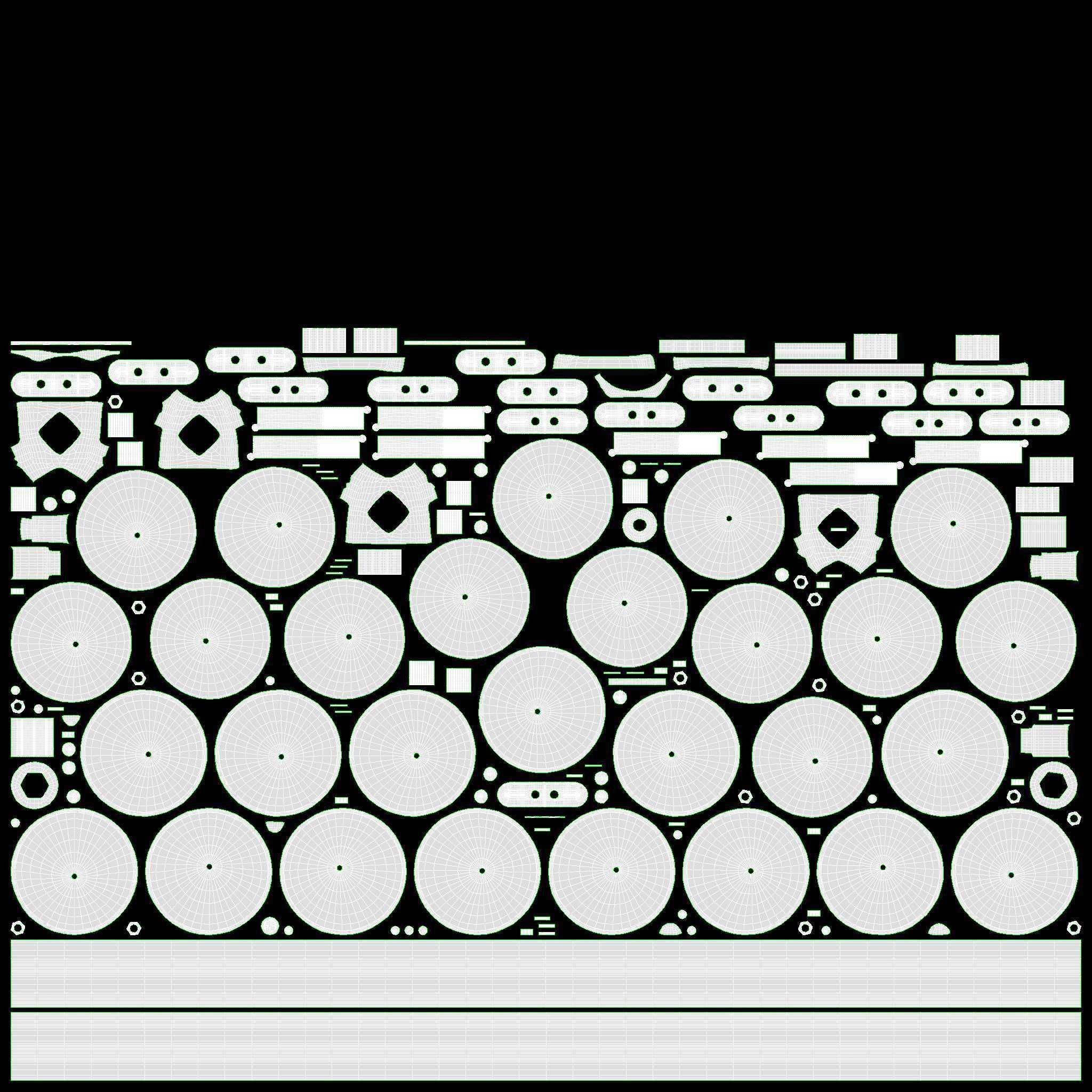 Pandeiro samba music instrument 3D model_13