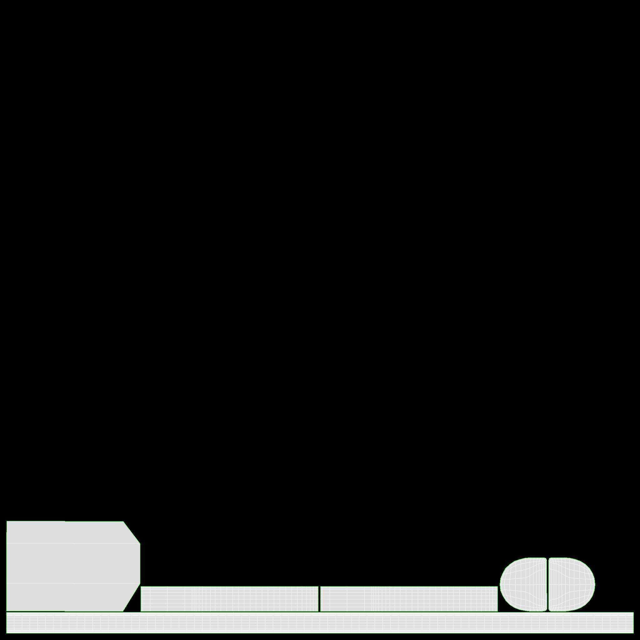 LED flashlight rechargeable 01 3D model_19