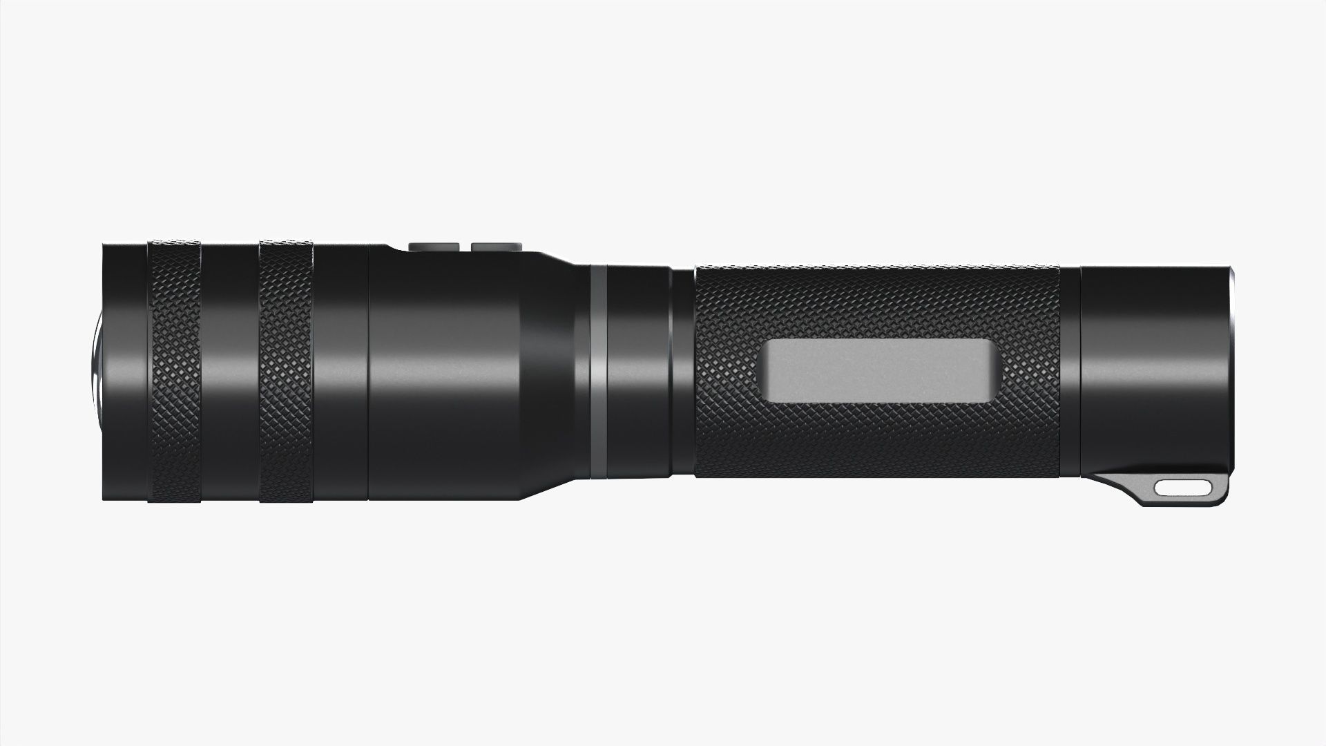 LED flashlight rechargeable 01 3D model_5