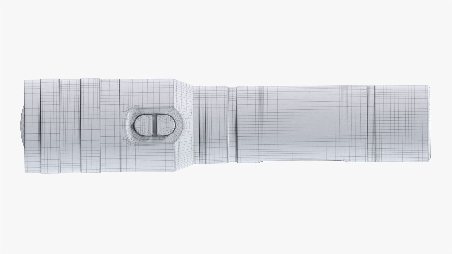 LED flashlight rechargeable 01 3D model_13