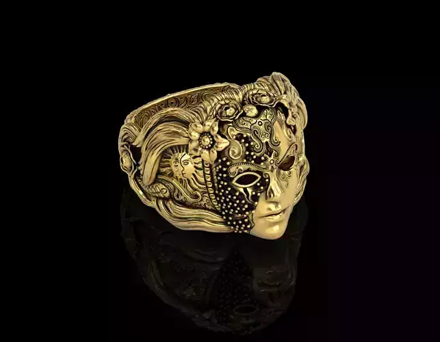 The Masked Angel Ring