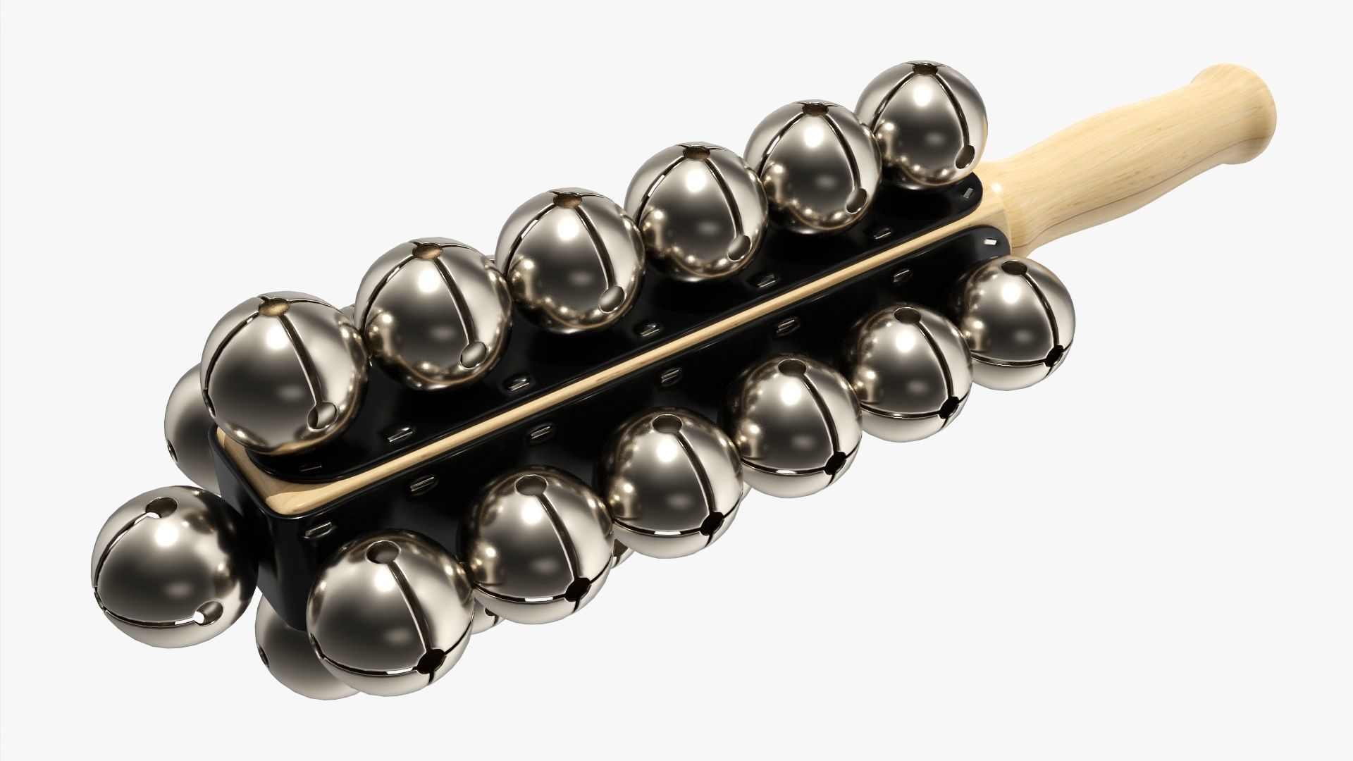 Sleigh percussion bells 3D model_1