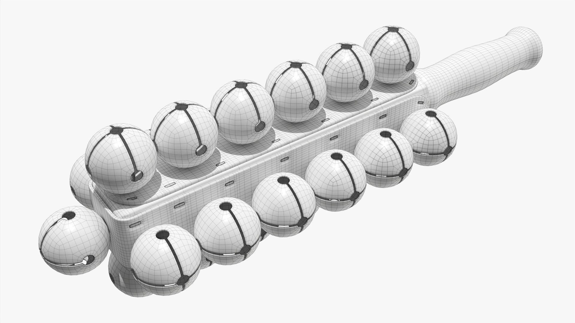 Sleigh percussion bells 3D model_5