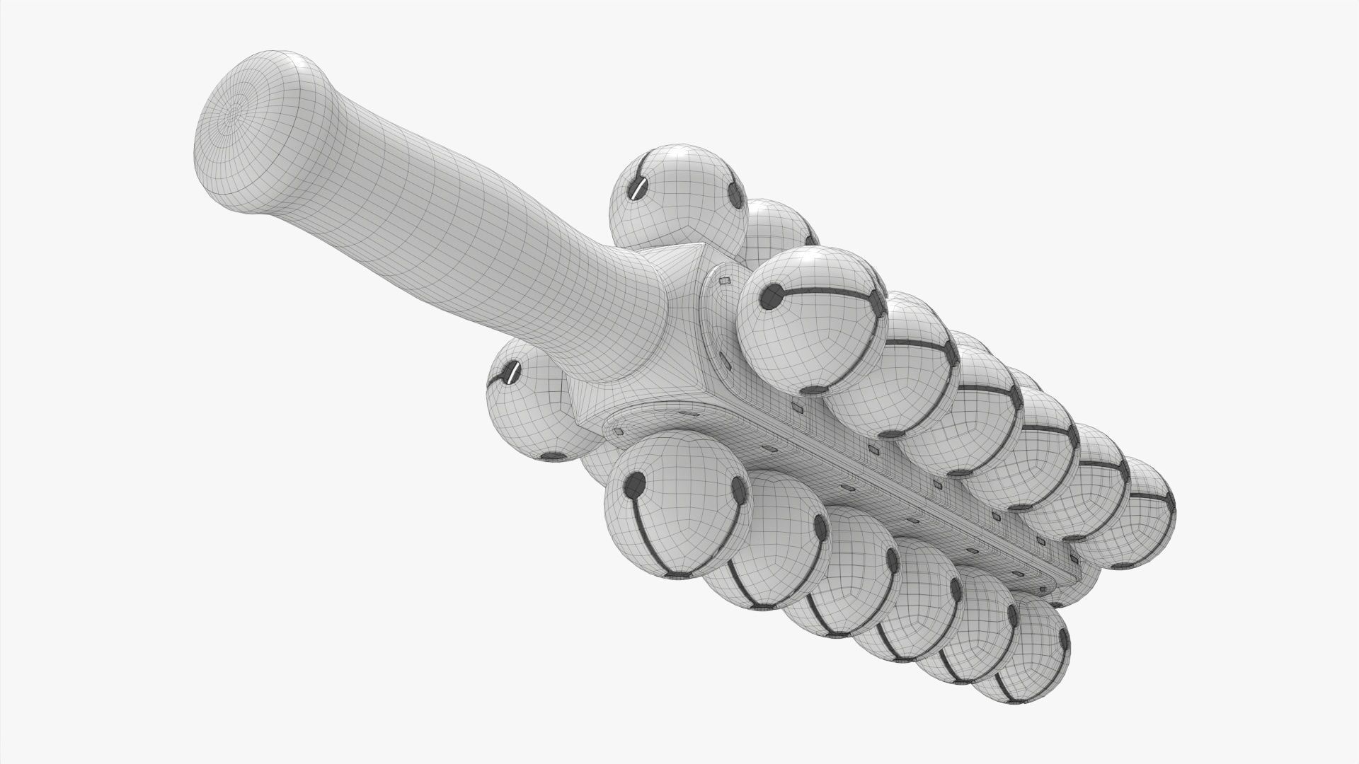 Sleigh percussion bells 3D model_6