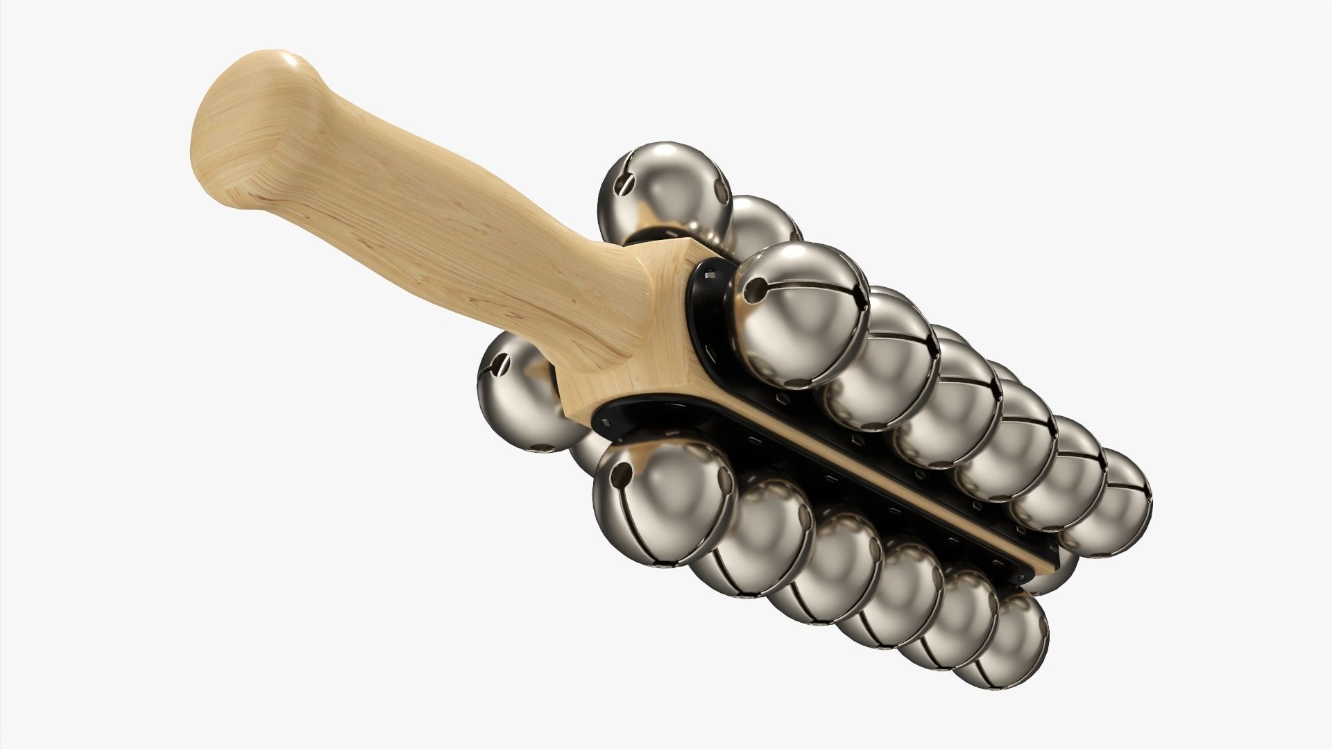 Sleigh percussion bells 3D model_2