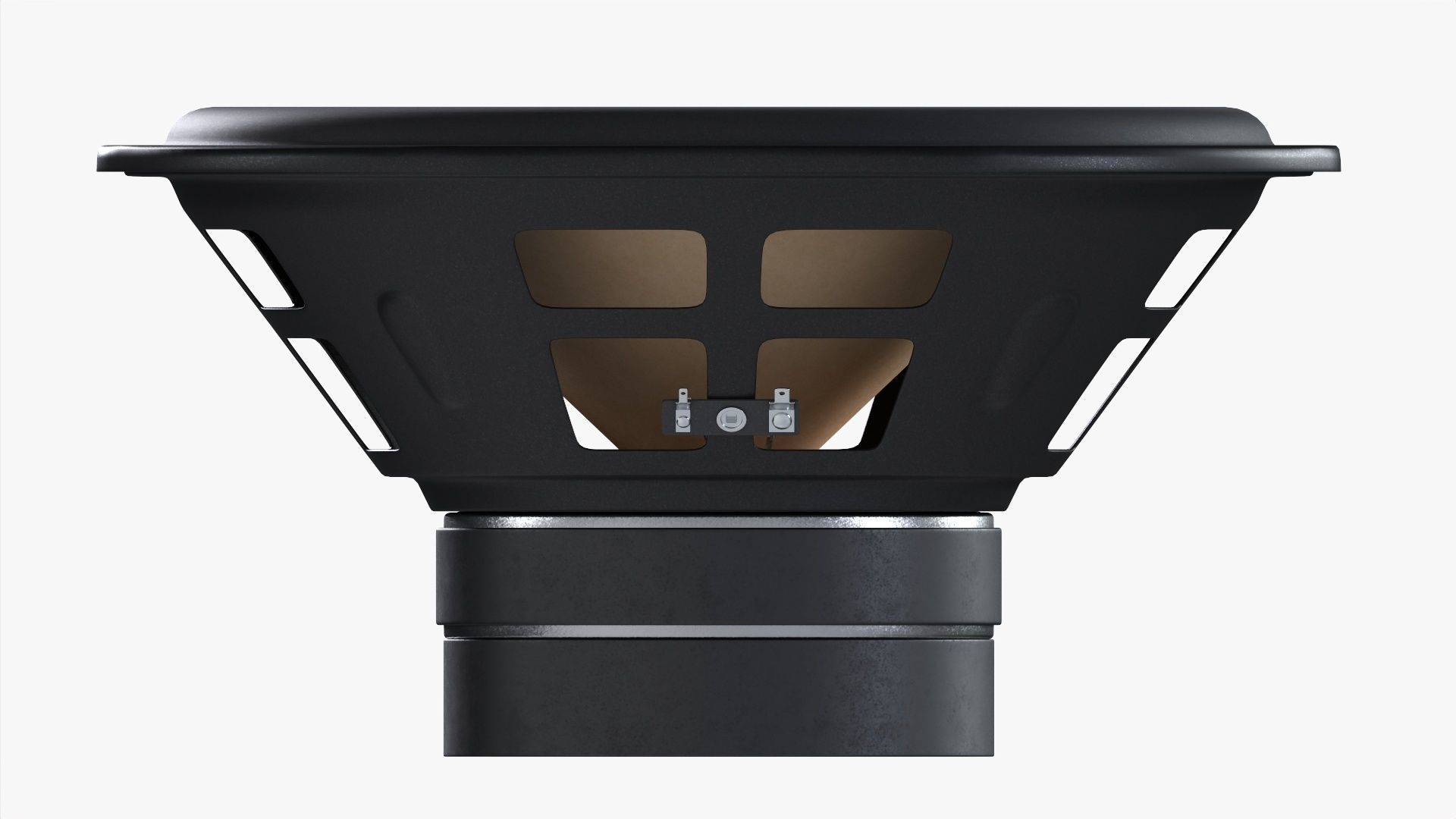 Studio monitor woofer 8-inch 3D model_3