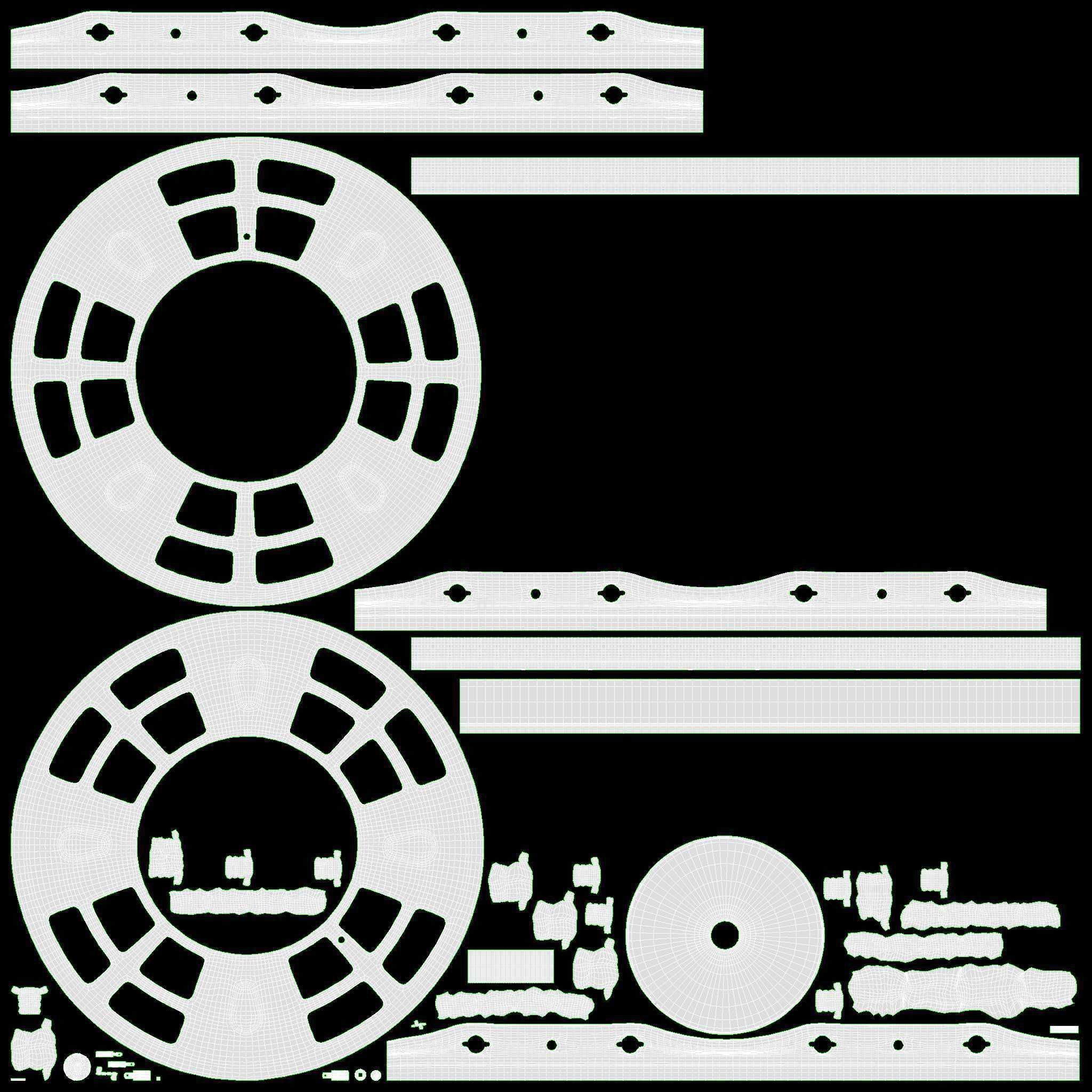 Studio monitor woofer 8-inch 3D model_12