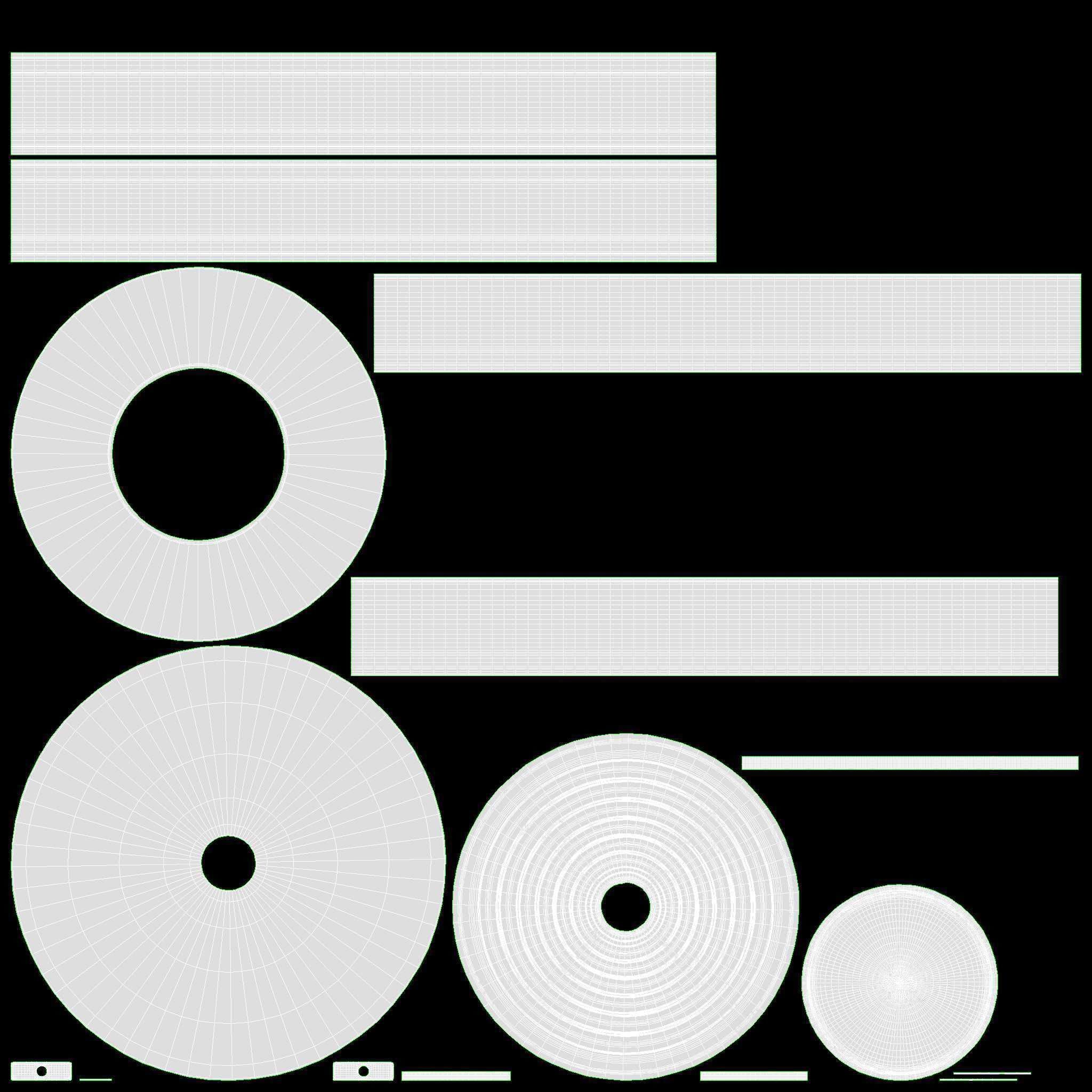 Studio monitor woofer 8-inch 3D model_13