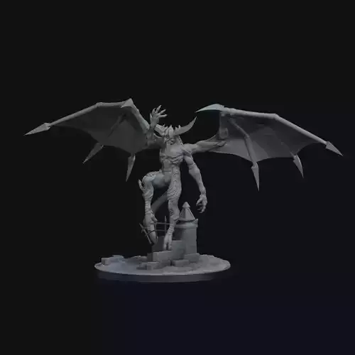 Diabolos Devil from Final Fantasy VIII 3D Print Miniature 3D print model