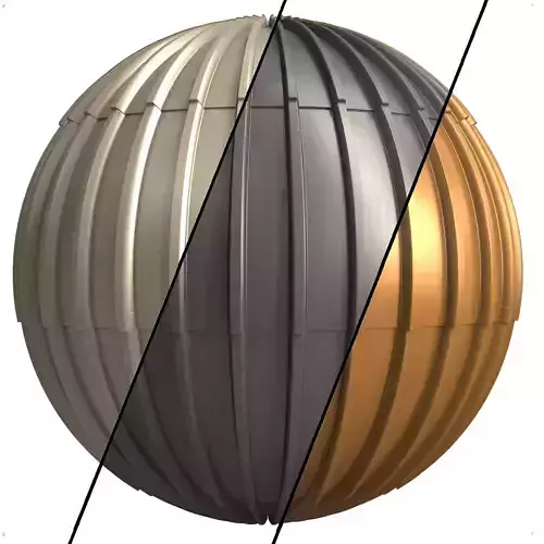 Roof Tile Materials 29- By 3 color Pbr By Sbsar 4k