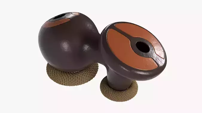 Udongo Udu drums 3D model