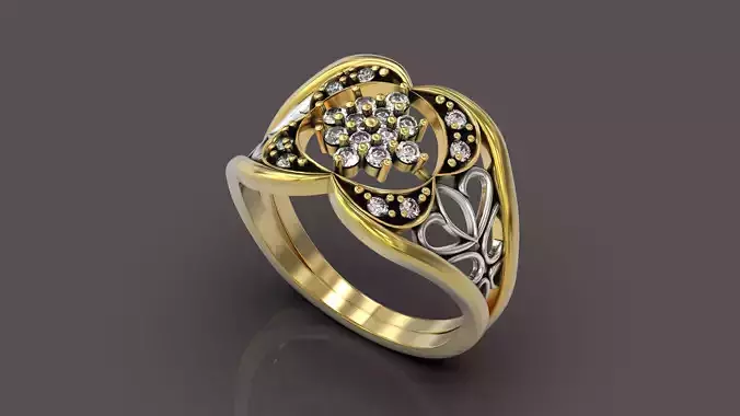Diamond Filigree Ring