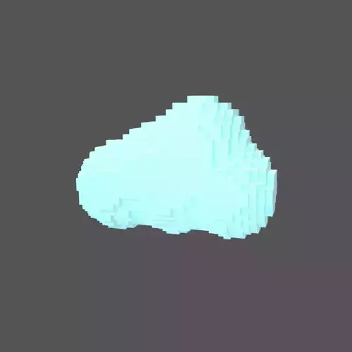 Voxel Style Cloud v2 002