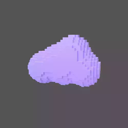 Voxel Style Cloud v2 003