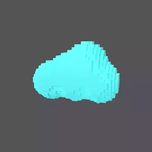 Voxel Style Cloud v2 004