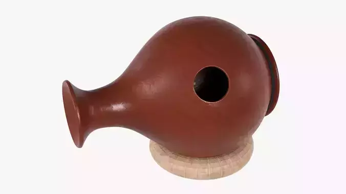Urdu clay drum 3D model