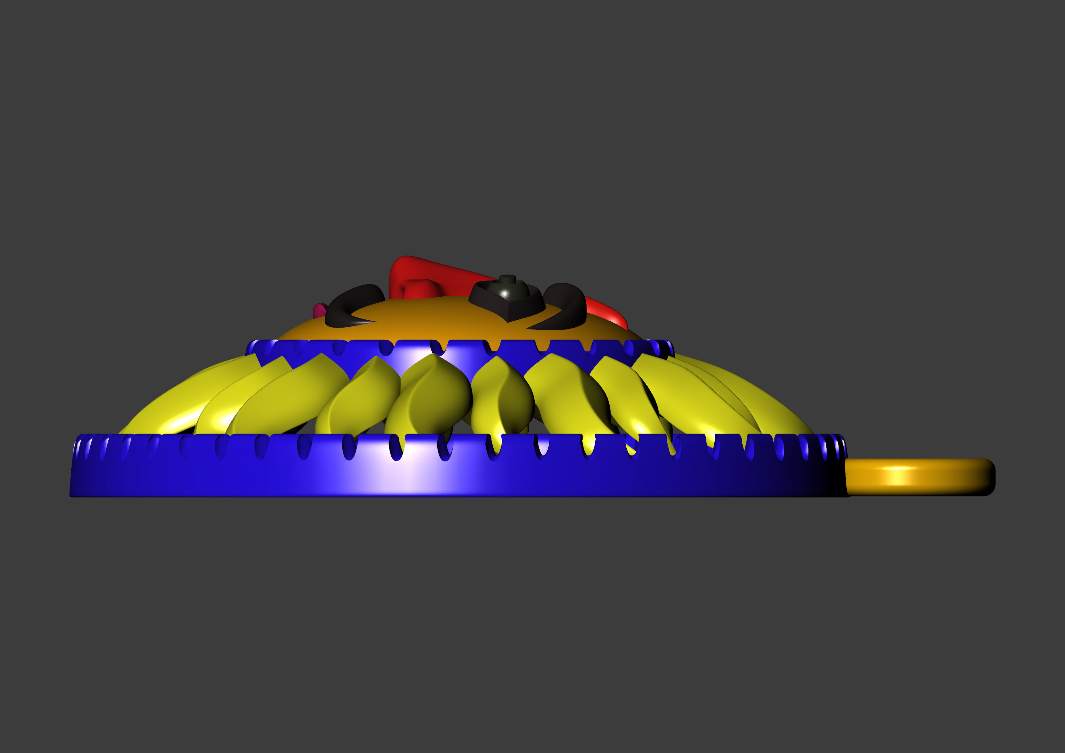 The Sun Pendant 3D print model_12