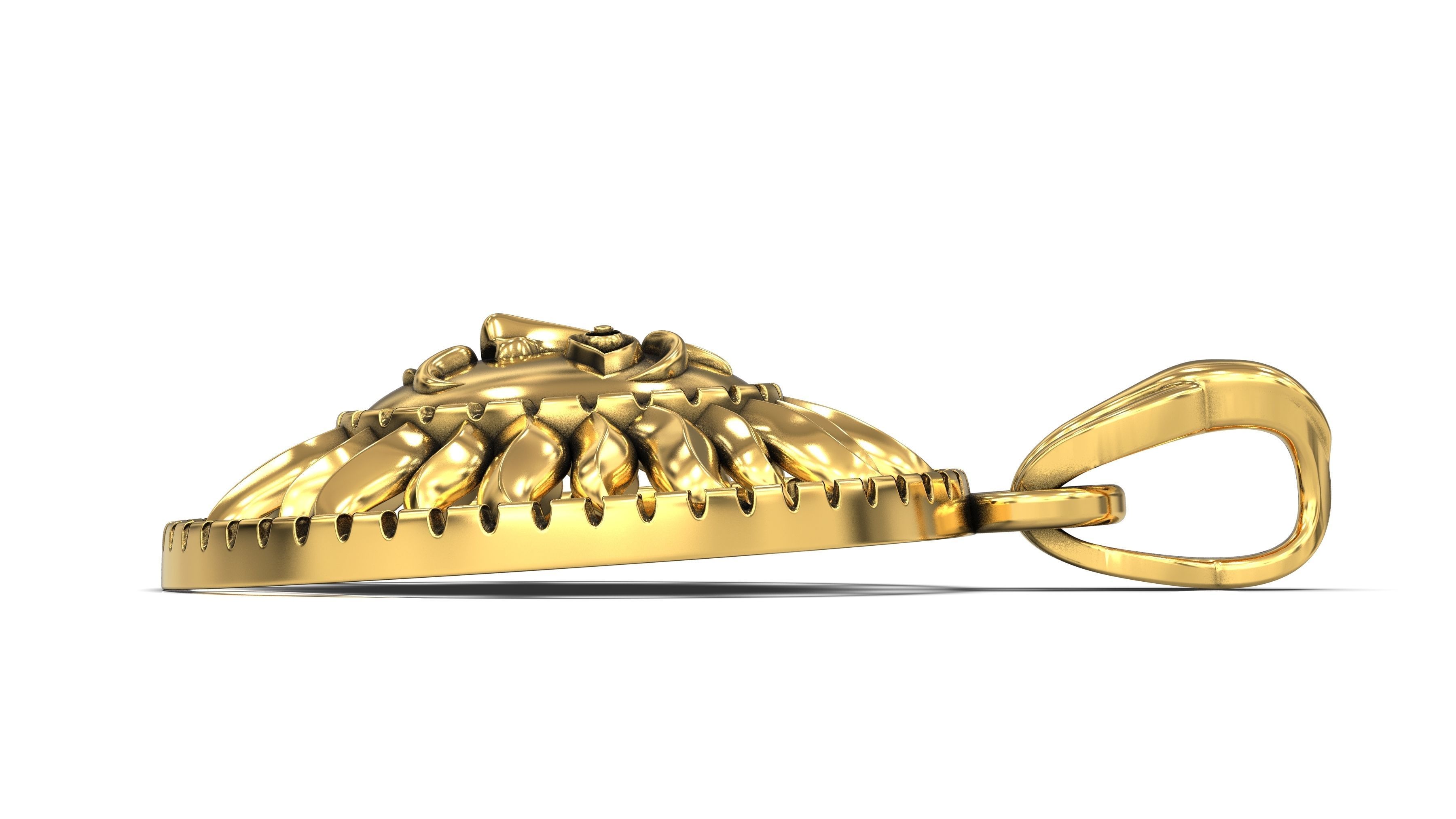 The Sun Pendant 3D print model_3