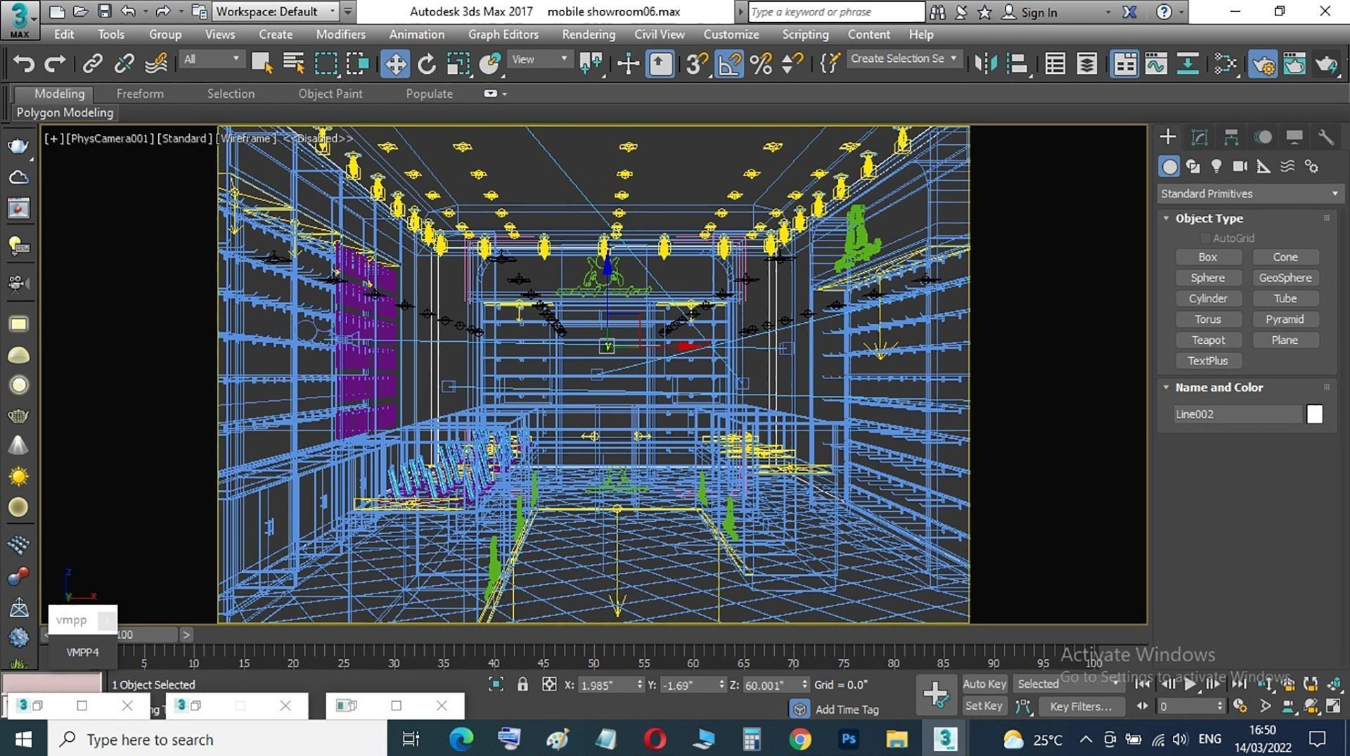 Phone Showroom interior Design 3d model Low-poly 3D model_6