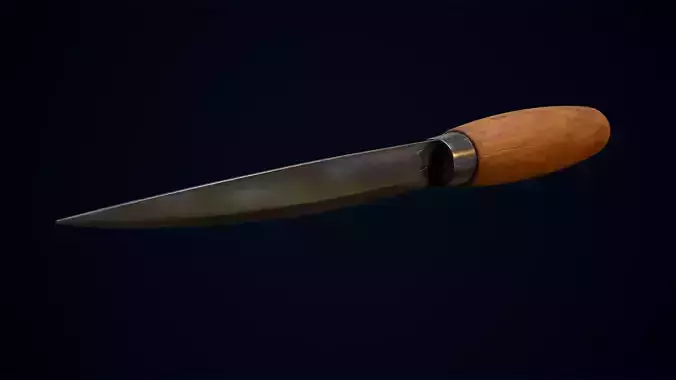 Old realistic knife