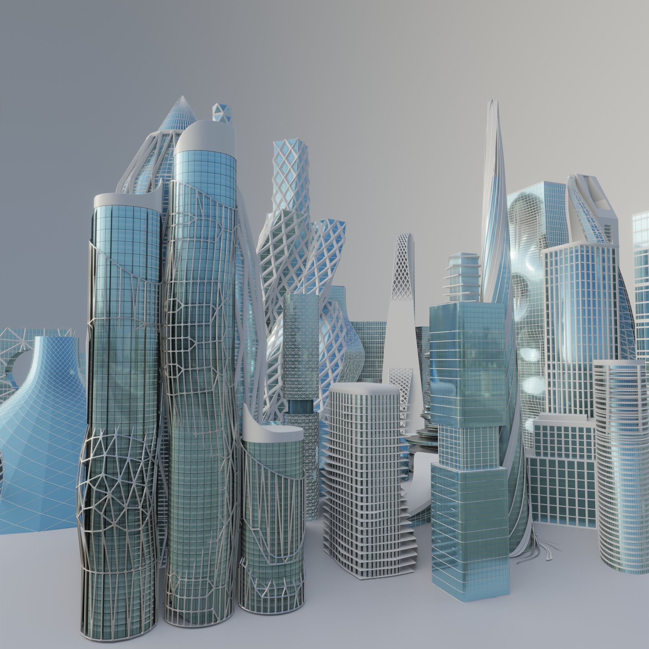 Future City 3D model_7