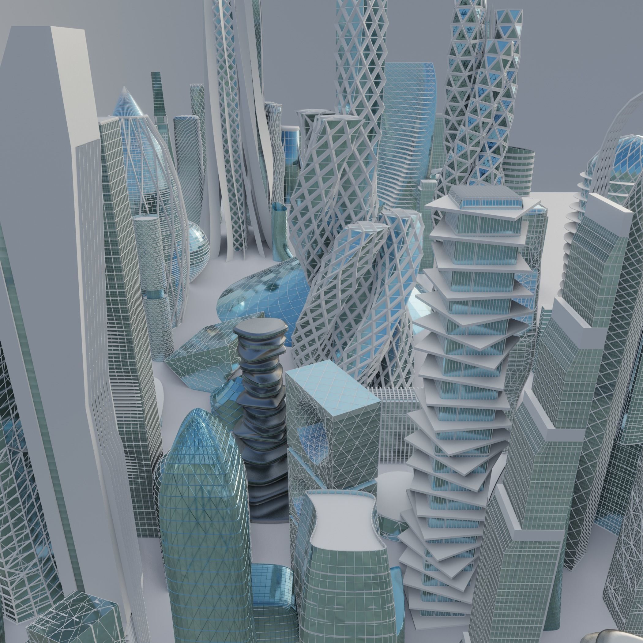 Future City 3D model_8