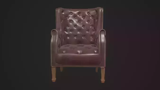 Armchair leather
