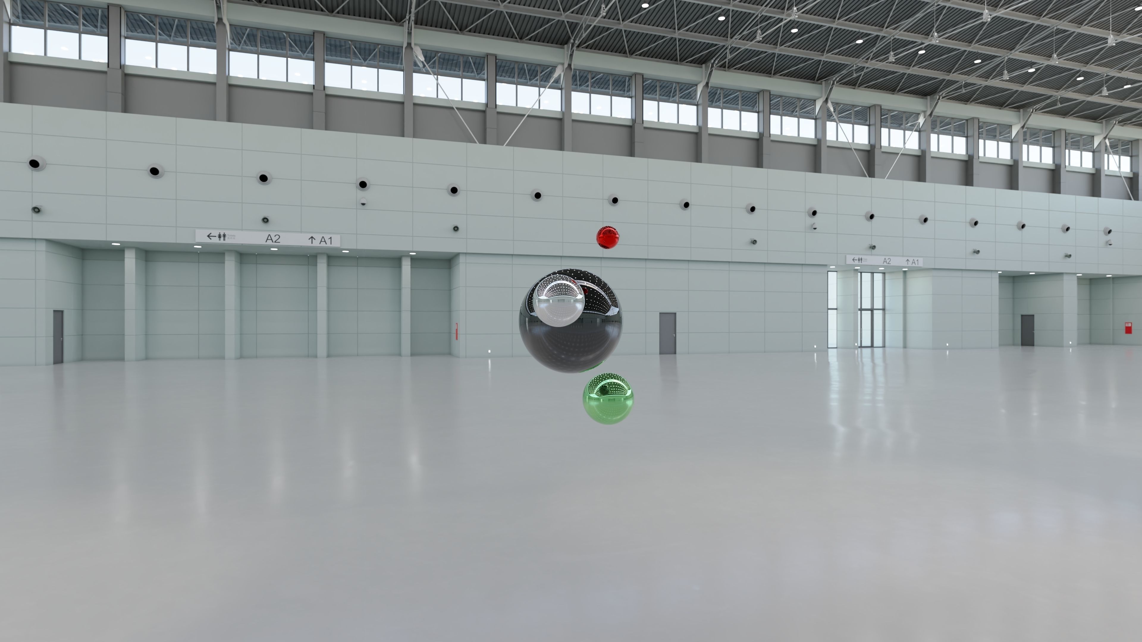 HDRI - Exhibition Hall Interior 1 - 16384x8192 Texture_5