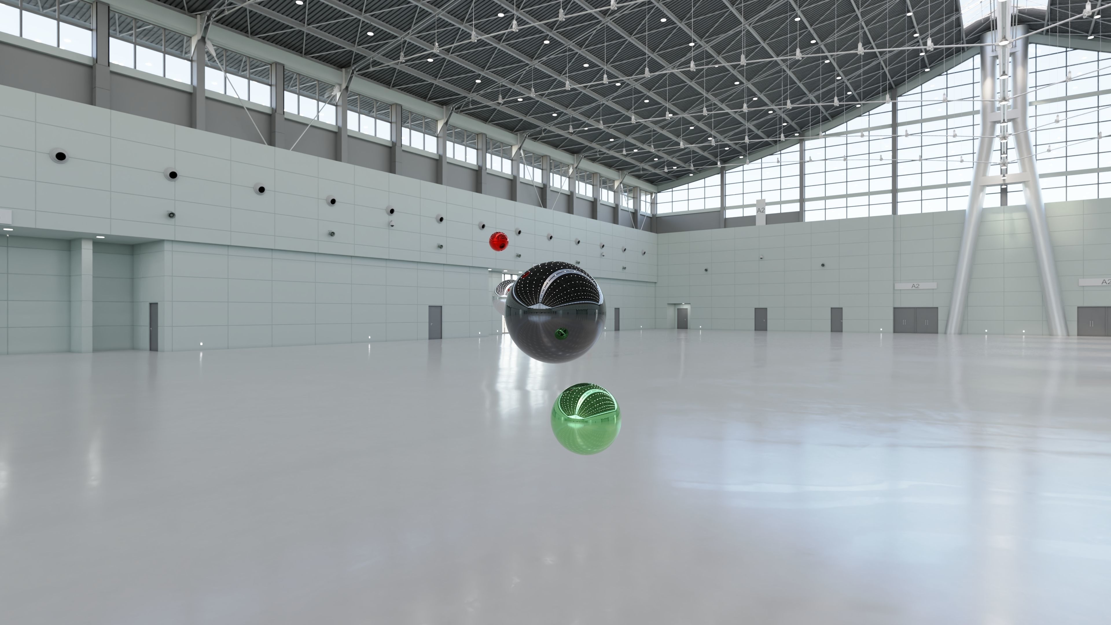 HDRI - Exhibition Hall Interior 1 - 16384x8192 Texture_13