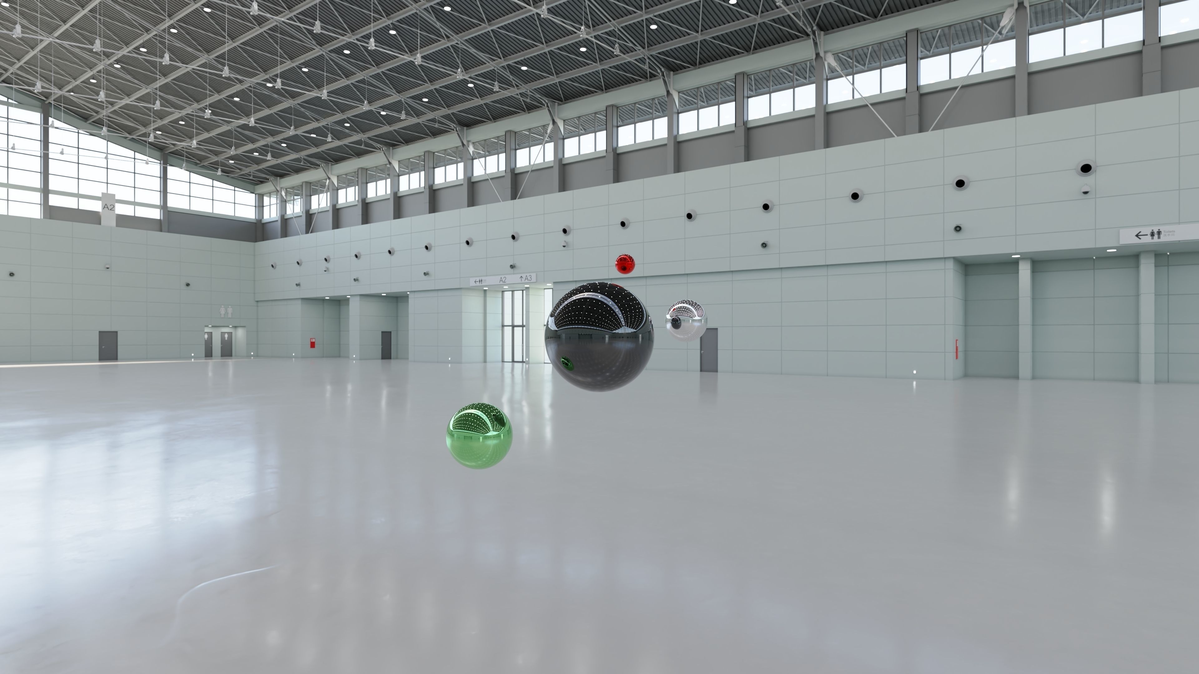 HDRI - Exhibition Hall Interior 1 - 16384x8192 Texture_18