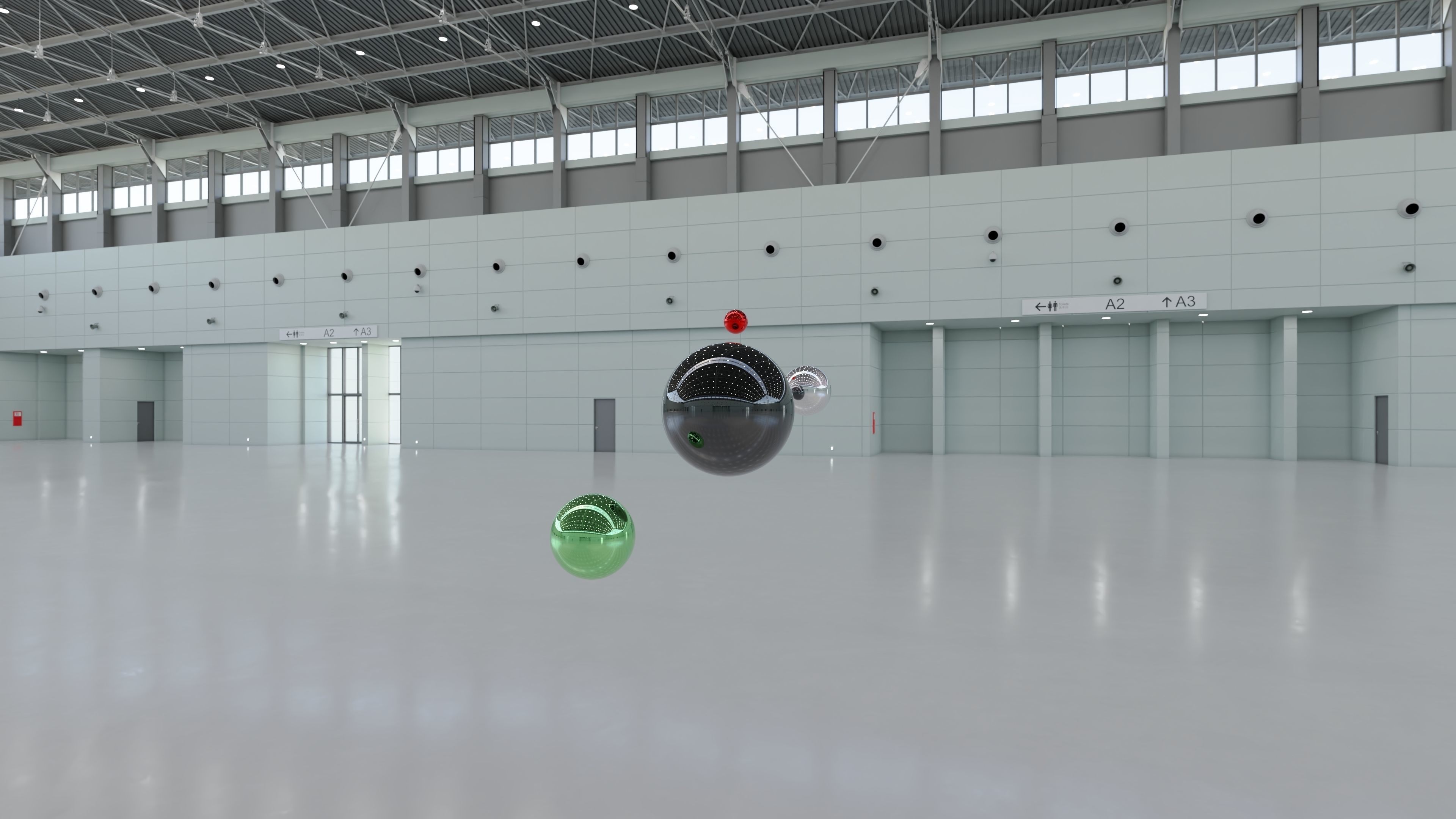 HDRI - Exhibition Hall Interior 1 - 16384x8192 Texture_17