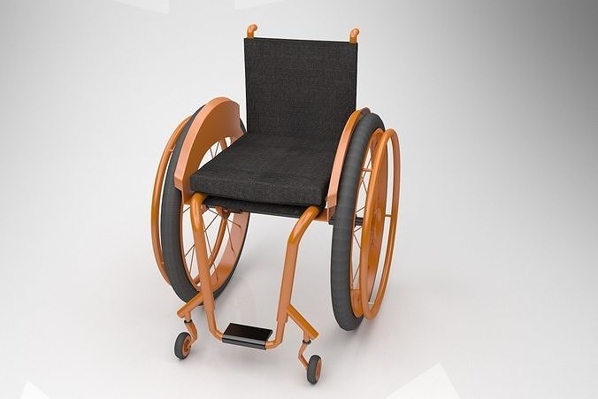 Modern Wheelchair 3D model