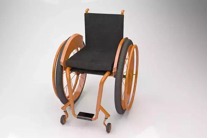 Modern Wheelchair 3D model