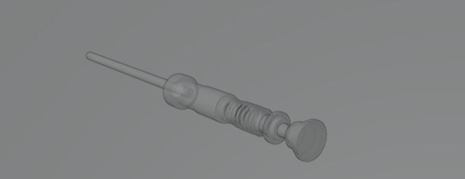lightsaber star wars Low-poly 3D model_4
