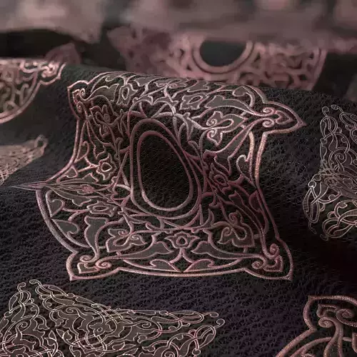 Lace Embroidery 07 - 4K - PBR - PNG - SBSAR
