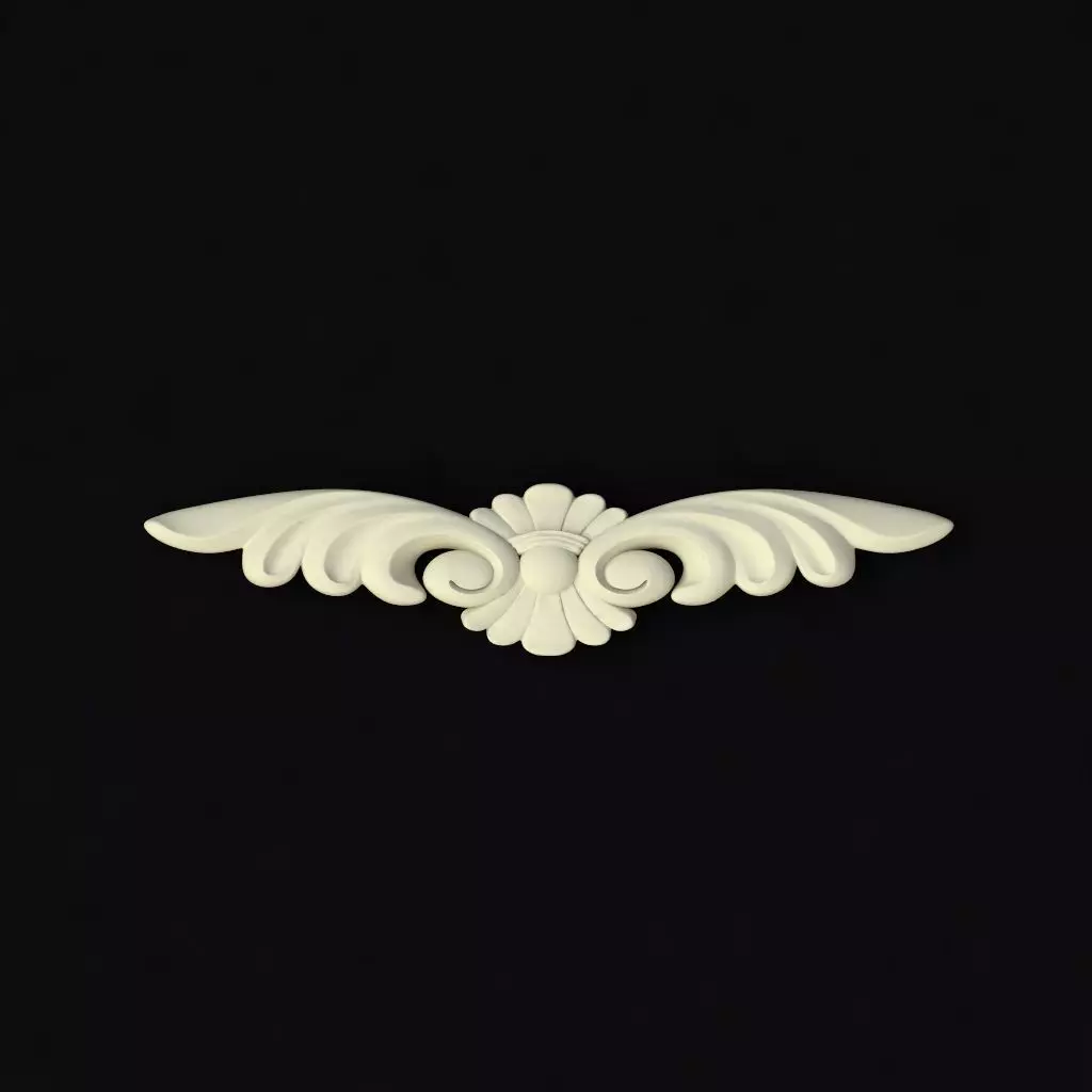 dekor ornate wing Free 3D model