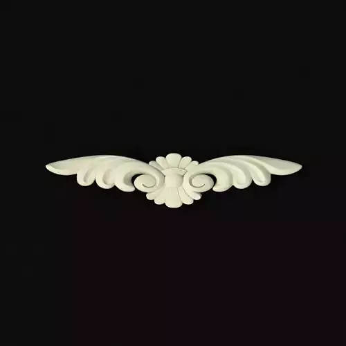 dekor ornate wing Free 3D model
