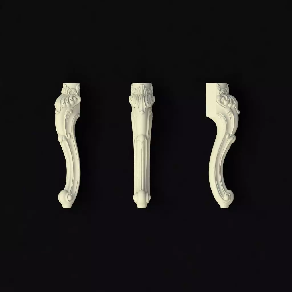 leg High quality 3d models for processing on a cnc machine  3D model_0