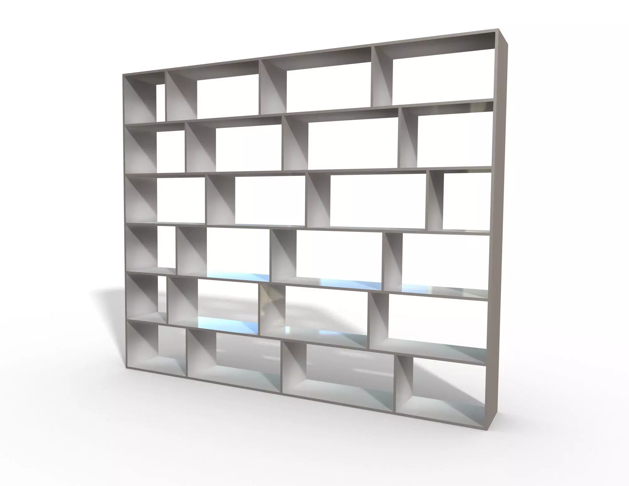 Book shelf 3D model_0