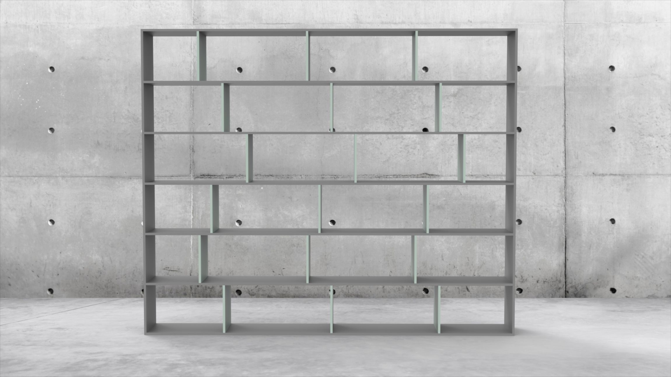 Book shelf 3D model_3