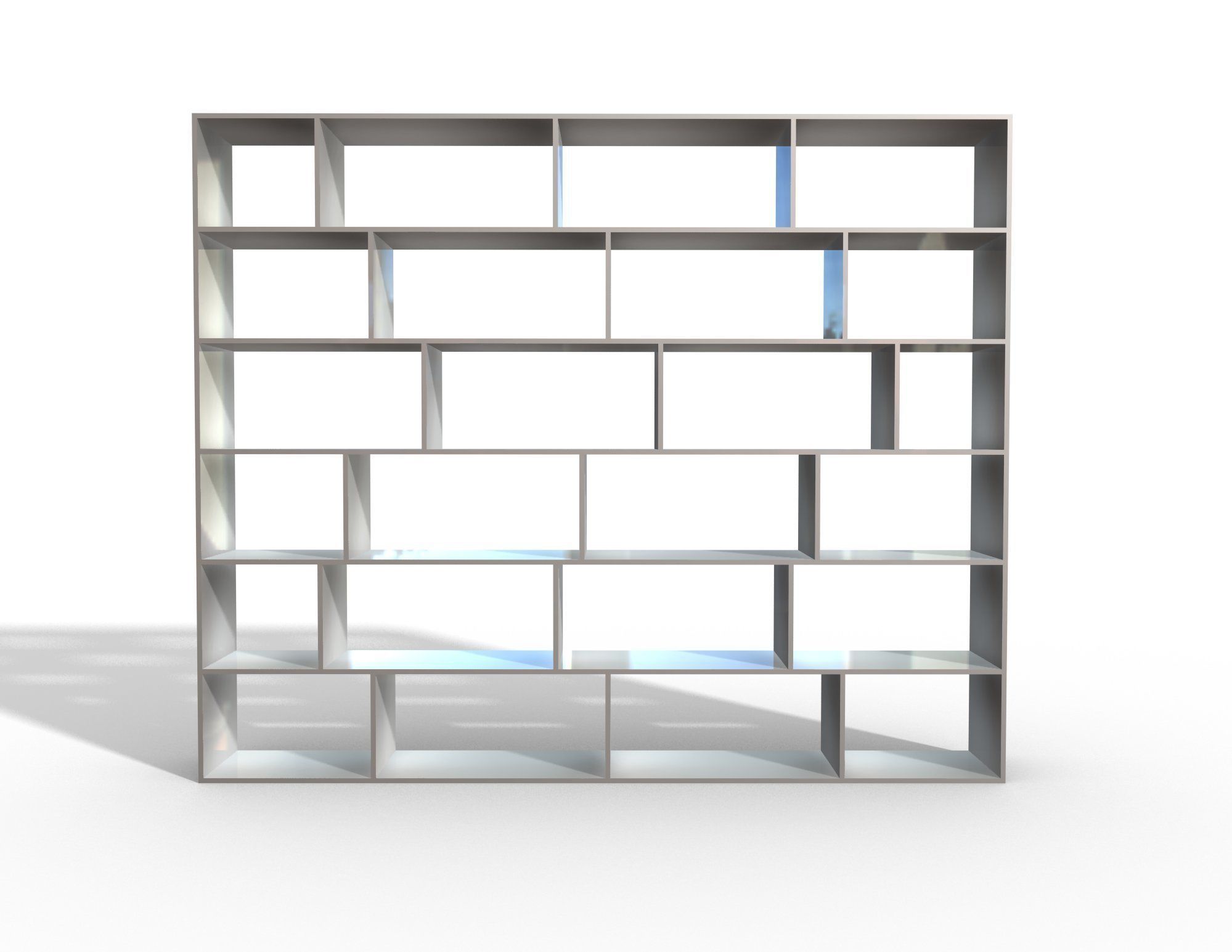 Book shelf 3D model_1