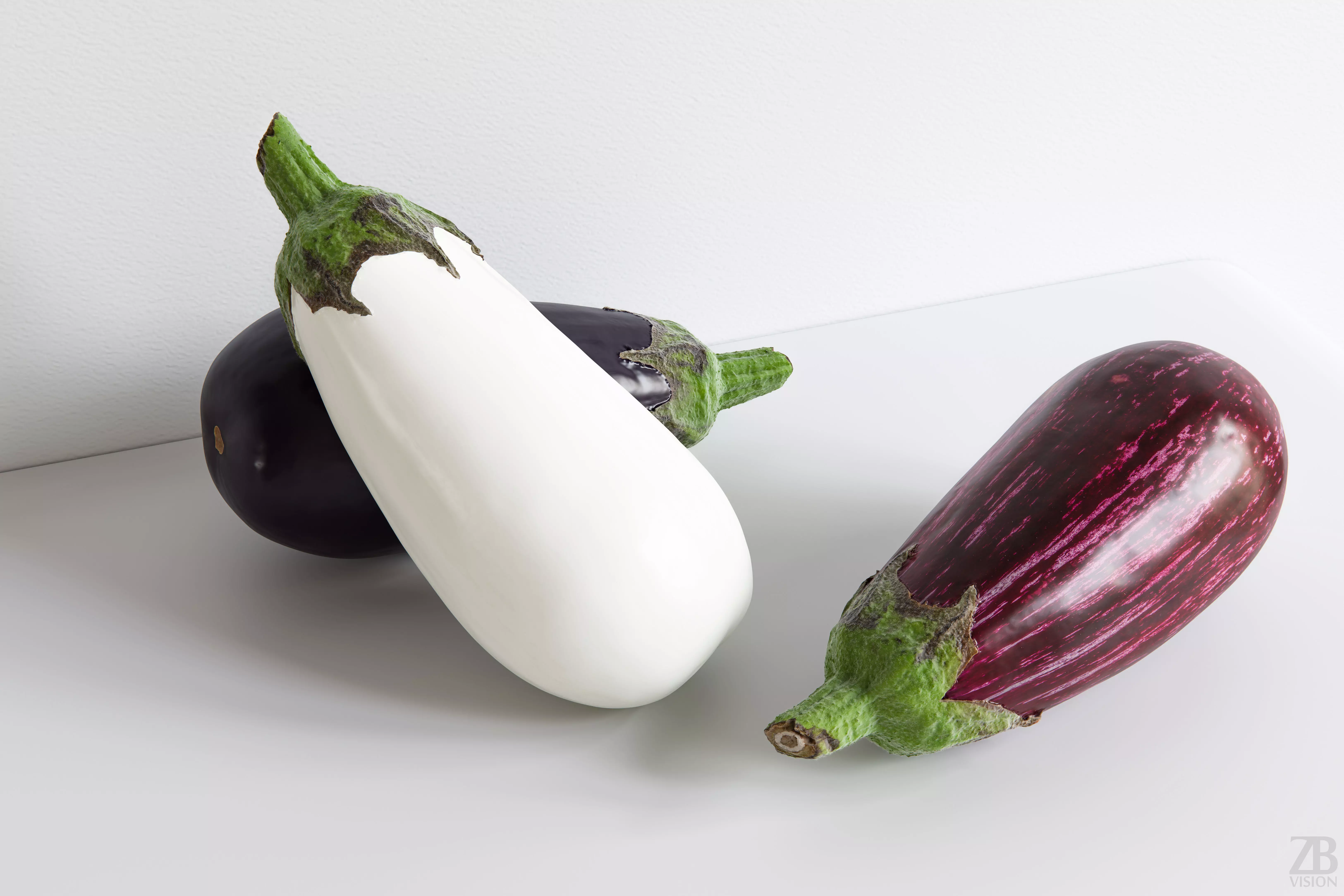Eggplant 3D model_0