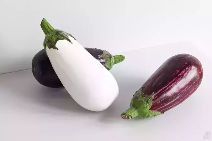 Eggplant 3D model