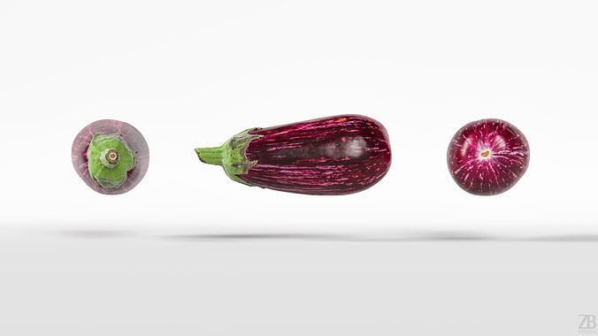 Eggplant 3D model 5