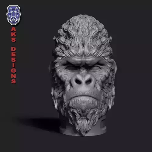 Gorilla 1 Penstand cum flowerpot 3D print model